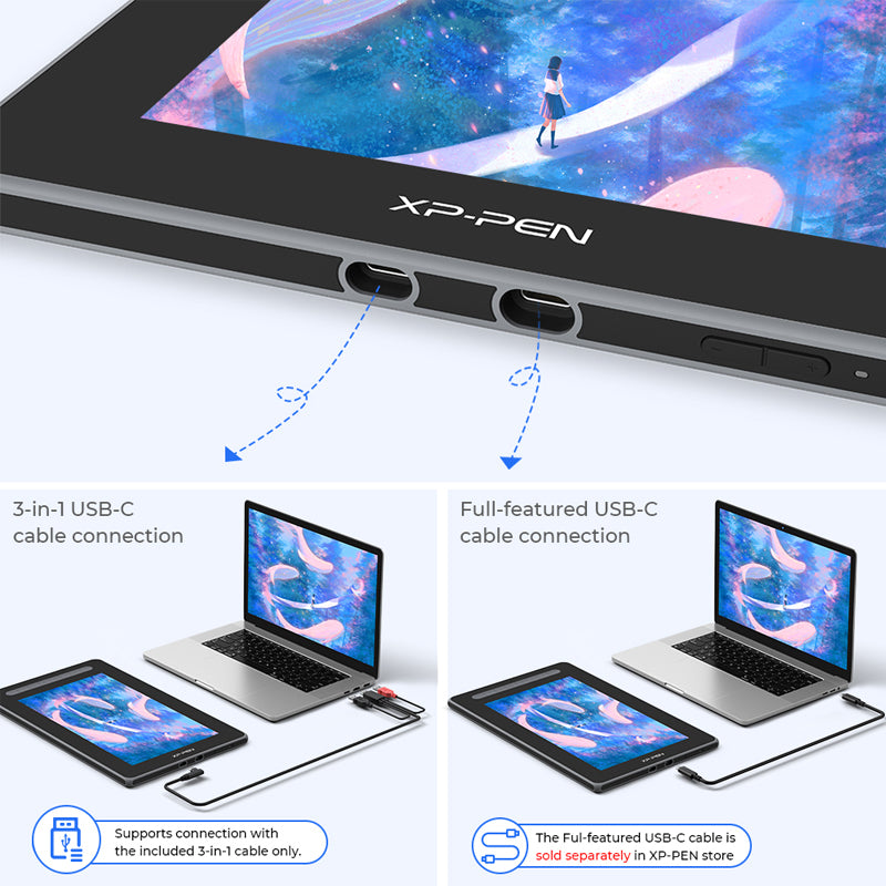 UNBOXED XPPen Artist 12 (2nd Gen) Graphic Drawing Tablet Display