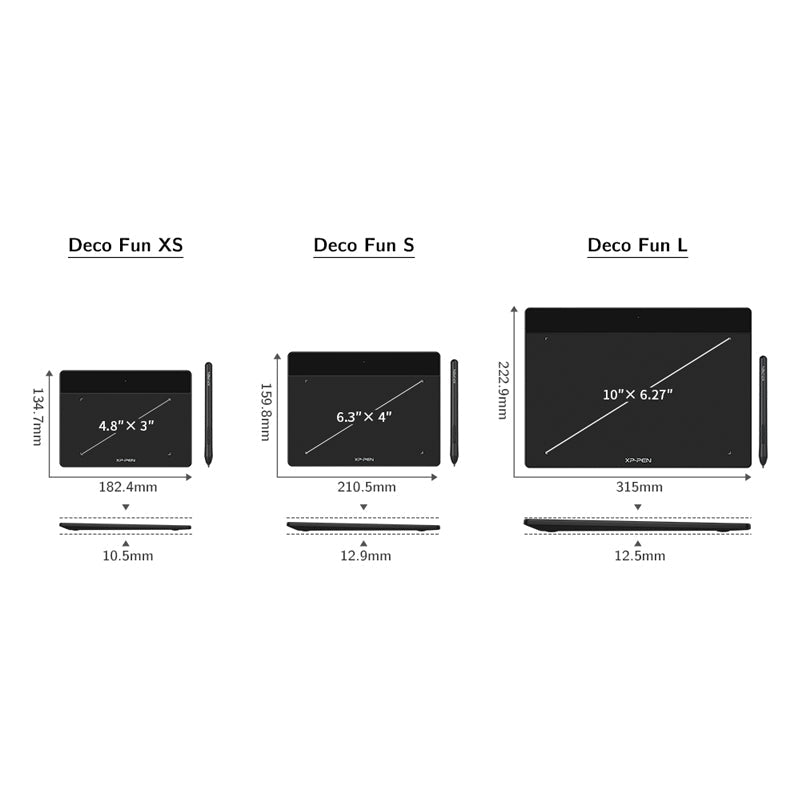 XPPen Deco Fun L Graphics Drawing Tablet