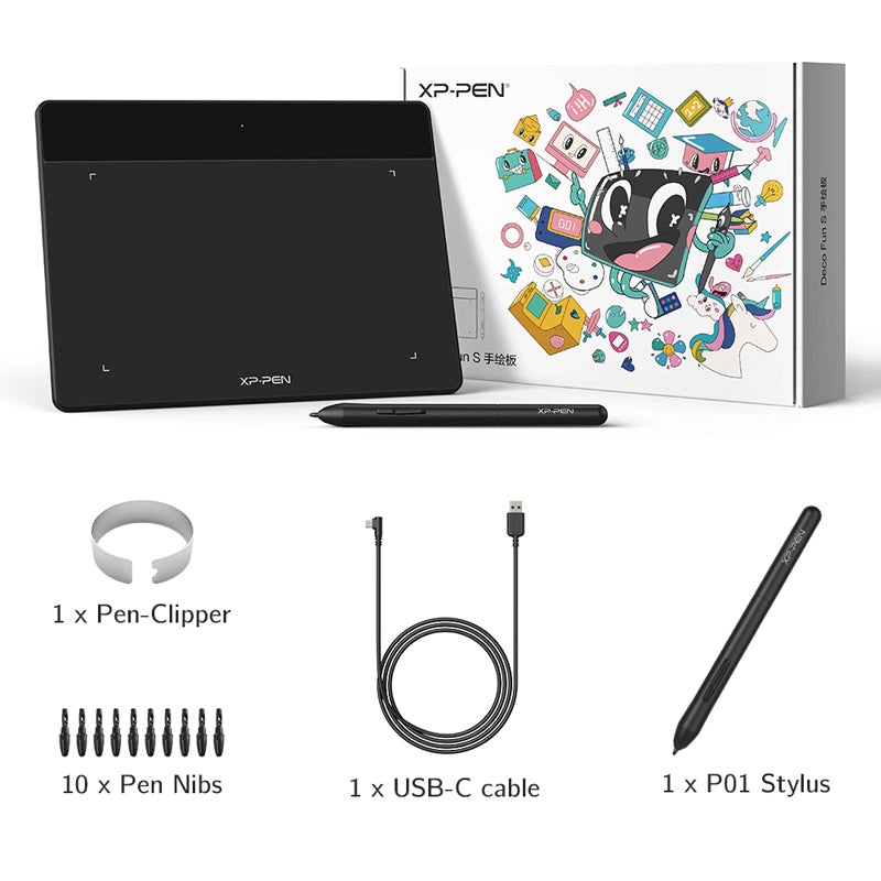 XPPen Deco Fun S Graphics Drawing Tablet