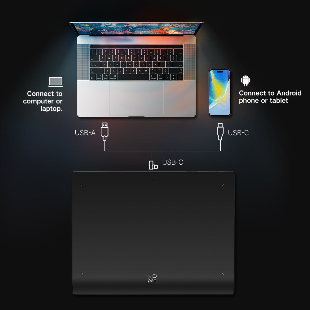 XPPen Deco Pro MW (Gen2) Wireless Graphics Drawing Tablet With K05