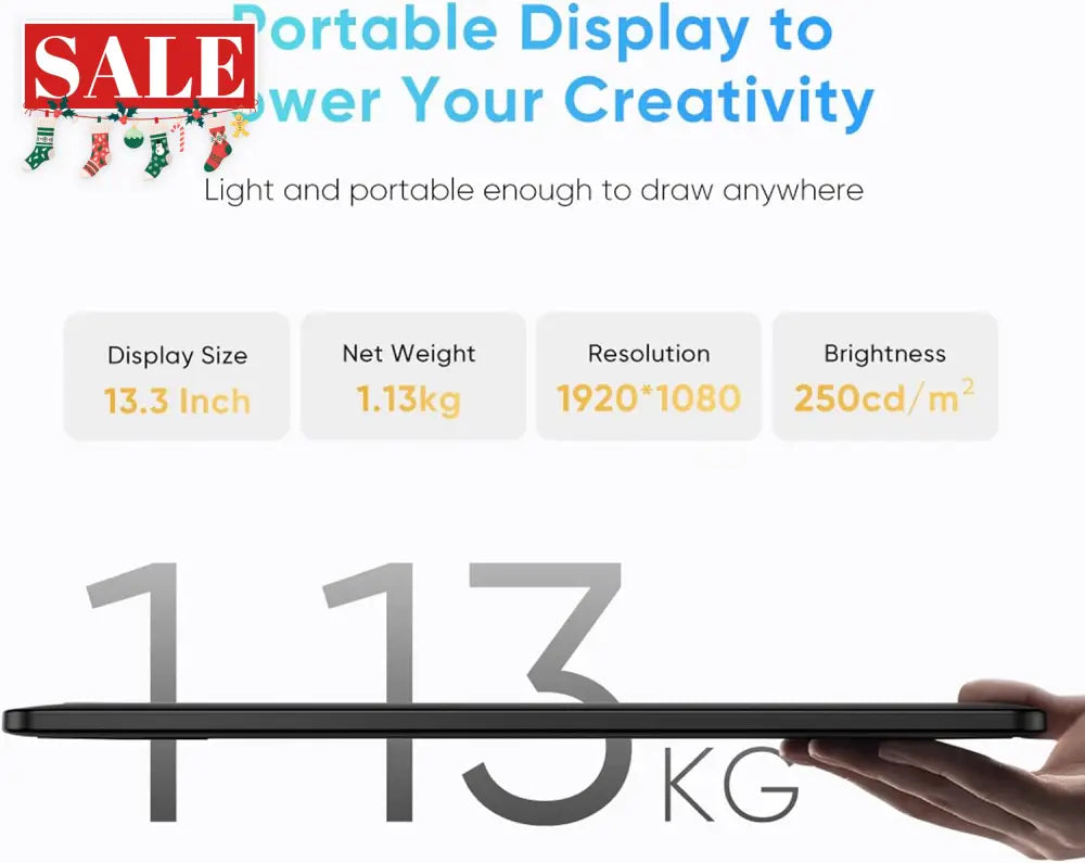 XPPen Artist 13.3 Pro V2 Graphics Display Drawing Tablet & Stylus