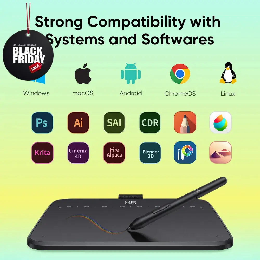 XPPen Deco 640 Graphics Drawing Tablet