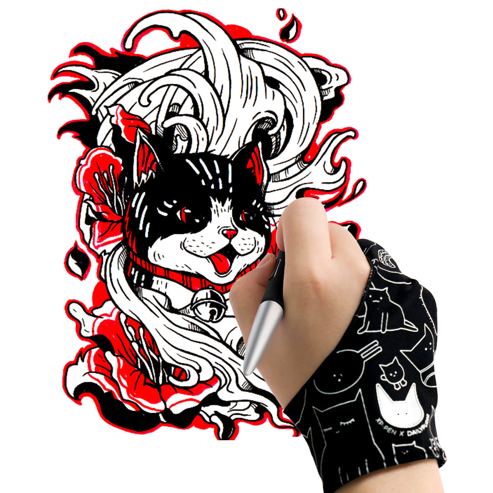 Universal Artist DailyPurr Edition Lycra Glove For Graphics Drawing Tablets