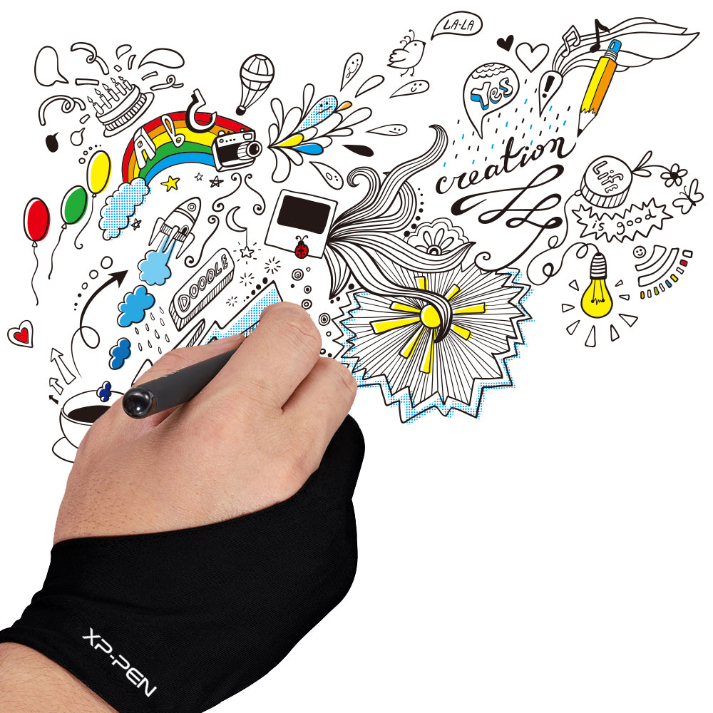 Universal Professional Artists Lycra Glove For Graphics Drawing Tablets