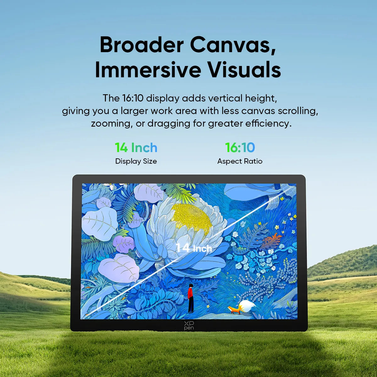 XPPen Artist Ultra 14 Graphics Display Touchscreen Drawing Tablet