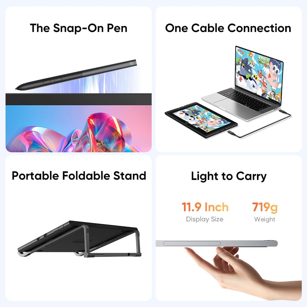 XPPen Artist 12 (3rd Gen) Graphics Drawing Tablet Display