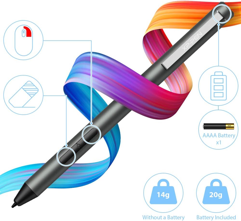 XPPen PC1 Stylus Pen For Microsoft Surface