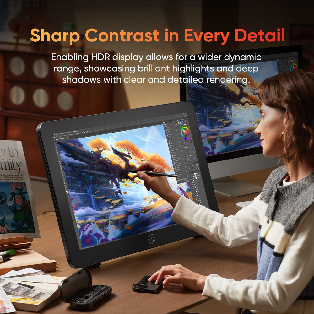 XPPen Artist Pro 27 (Gen2) 4k 120Hz Graphics Touchscreen Drawing