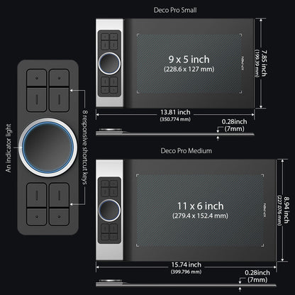 UNBOXED XPPen Deco Pro M Graphics Drawing Tablet