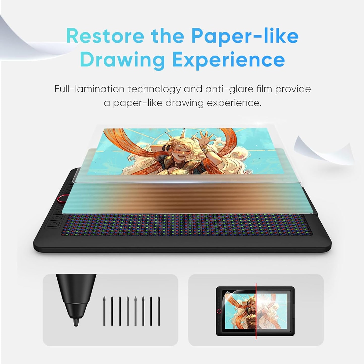 XPPen Artist 13.3 Pro V2 Graphics Display Drawing Tablet & Stylus