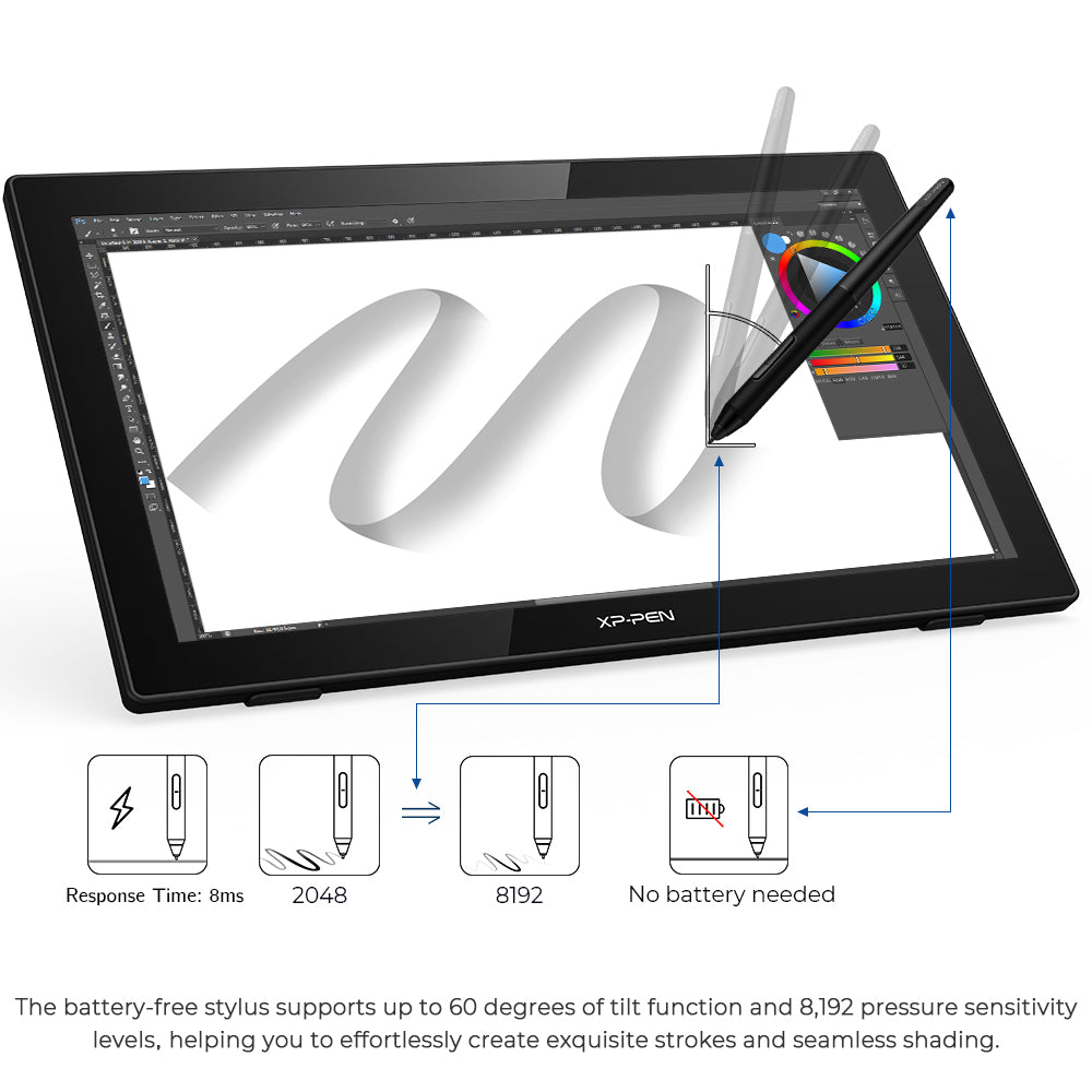 XPPen Artist 22 (2nd Generation) Graphics Drawing Tablet