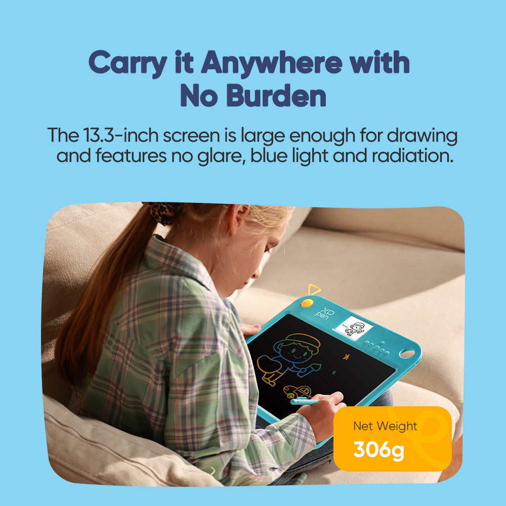 XPPen Kids Doodle Learning Drawing Board - Pink