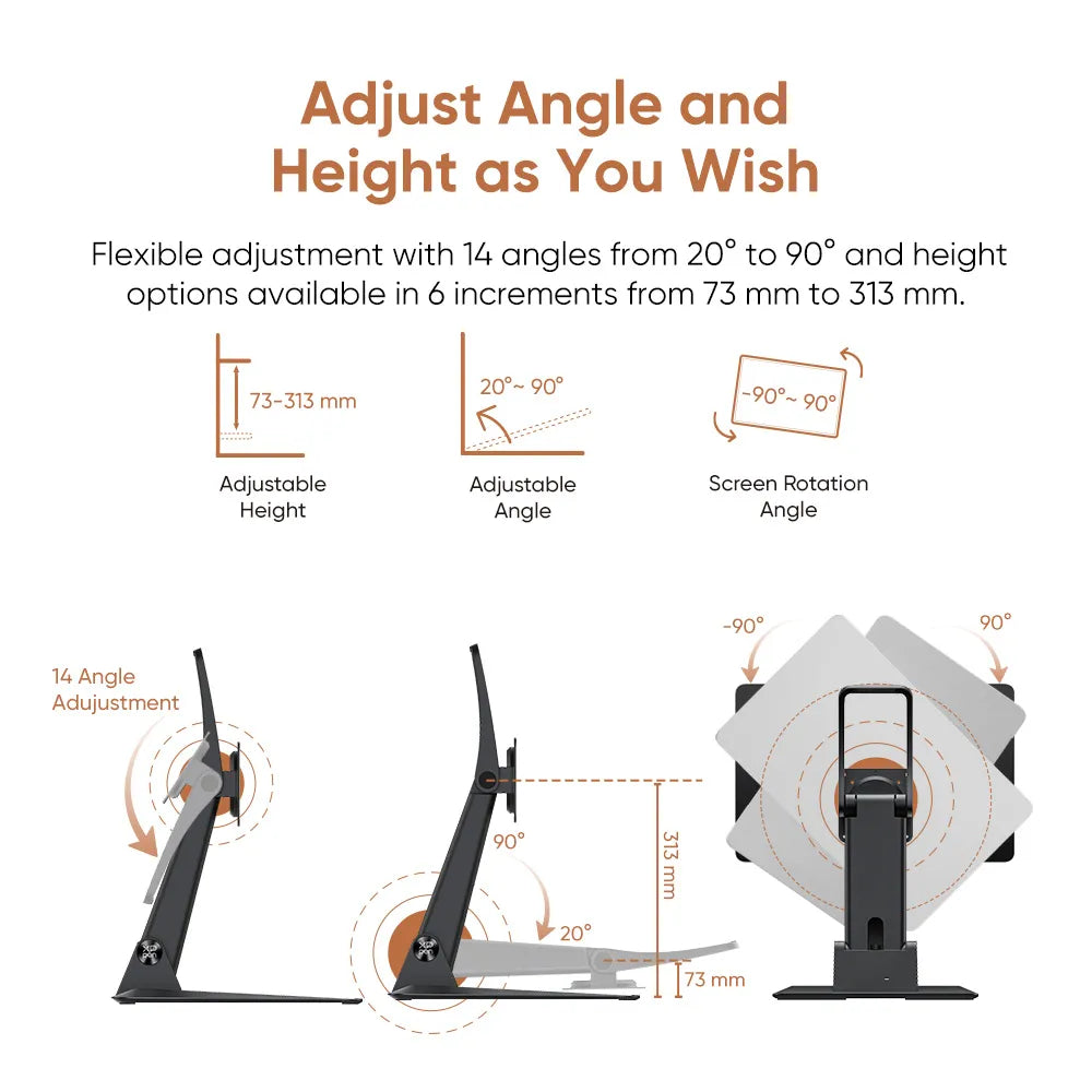 ACS15 Adjustable Ergo Stand for Artist 19 / 22 / 24