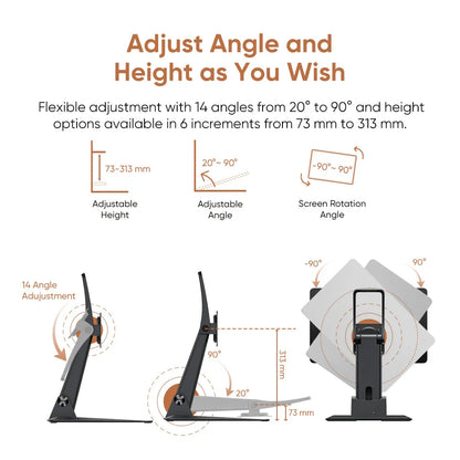 ACS15 Adjustable Ergo Stand for Artist 19 / 22 / 24
