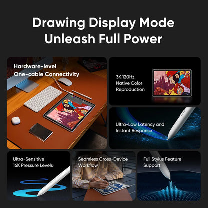 XPPen Magic Pro 13 – 13" 3K 120Hz Android 16 Professional Drawing Pad