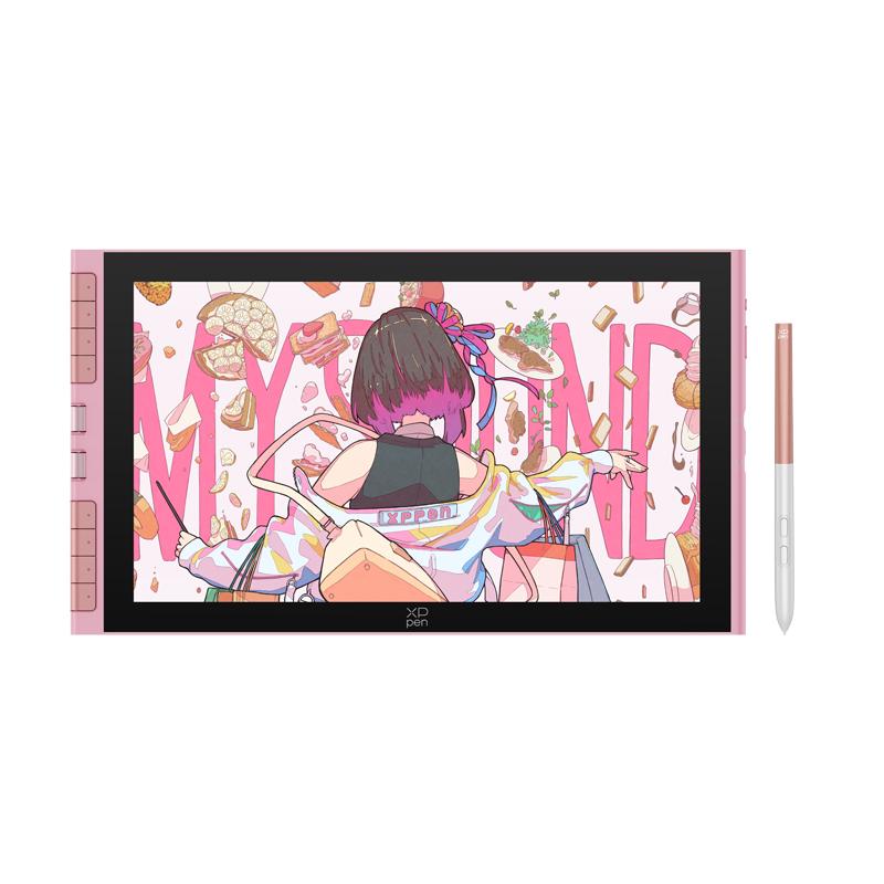 XPPen Artist 12 Gen 3 Pink Drawing Tablet Display