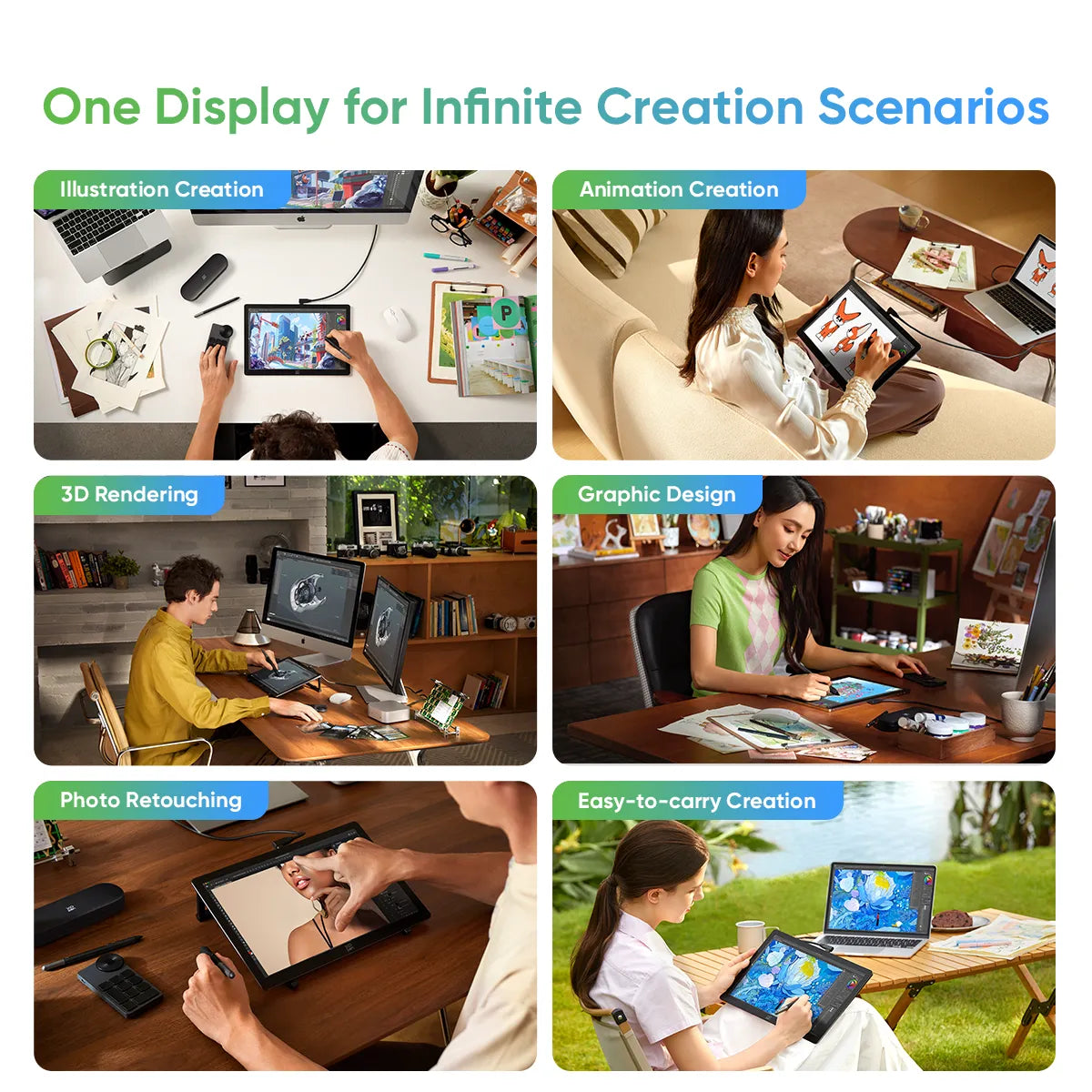 XPPen Artist Ultra 14 Graphics Display Touchscreen Drawing Tablet