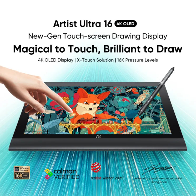 XPPen Artist Ultra 16 OLED Graphic Drawing Tablet Display