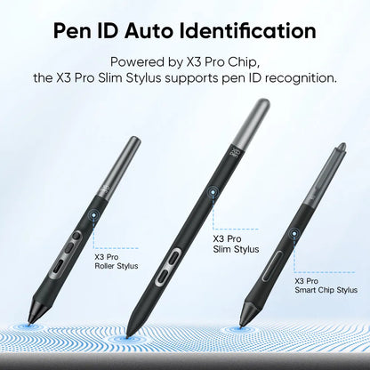 Replacement X3 Pro Slim Stylus For Artist Pro 19 Gen 2 & Artist Pro 24 Gen 2 (PD51A)