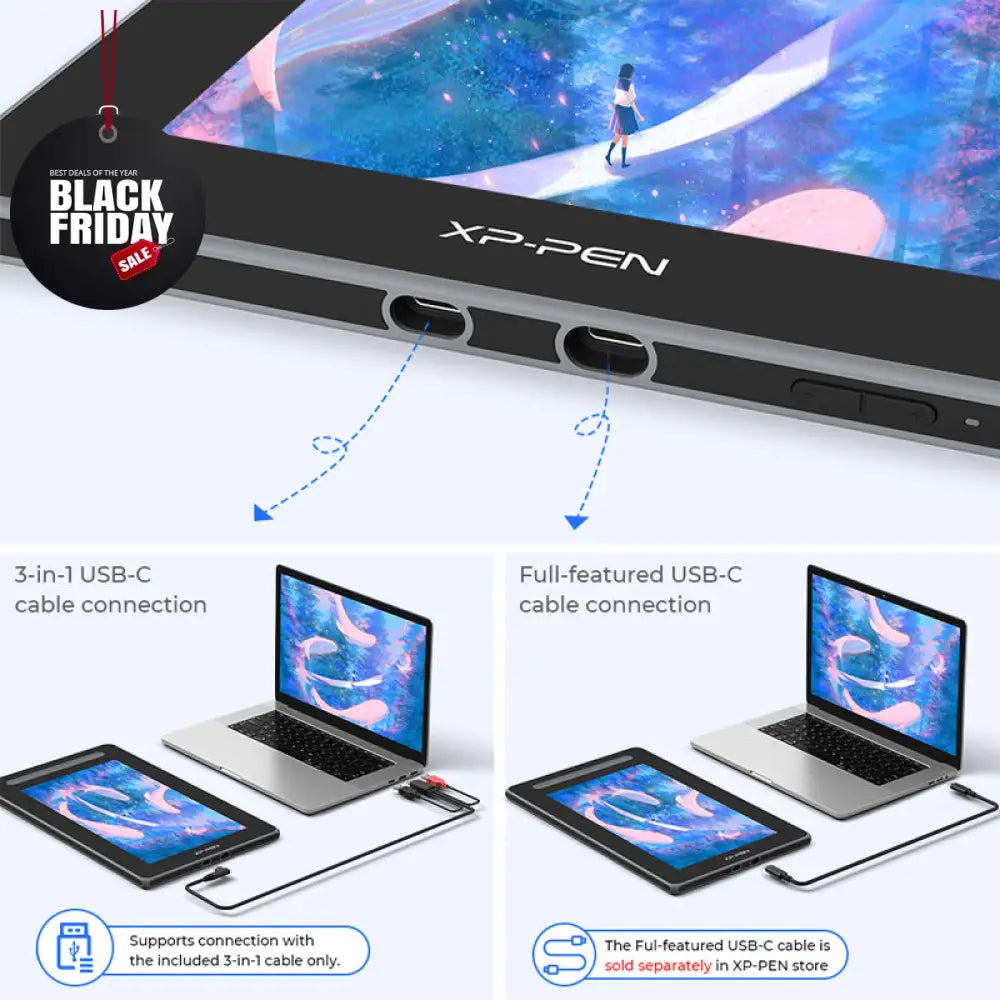 Xppen Artist 12 (2Nd Gen) Graphic Drawing Tablet Display