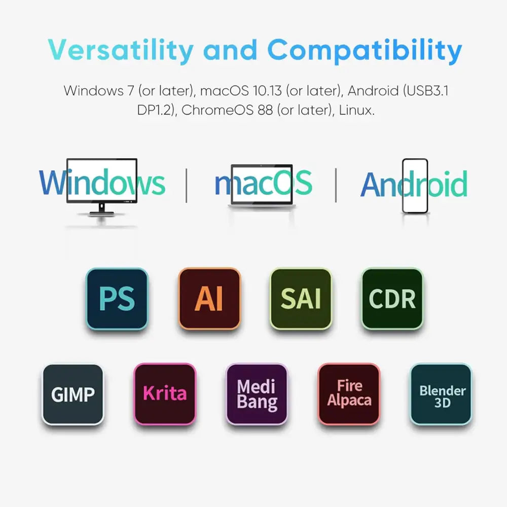 XPPen Artist 13.3 Pro V2 Graphics Display Drawing Tablet & Stylus