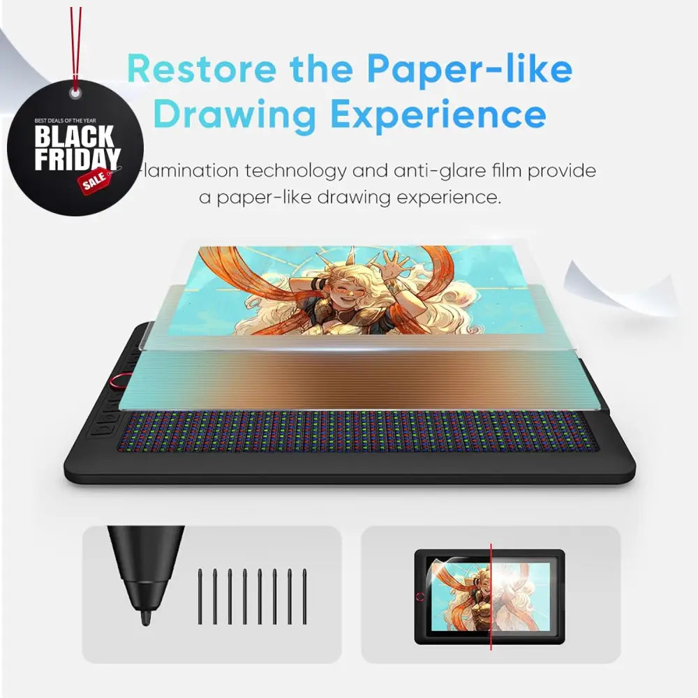 XPPen Artist 13.3 Pro V2 Graphics Display Drawing Tablet & Stylus