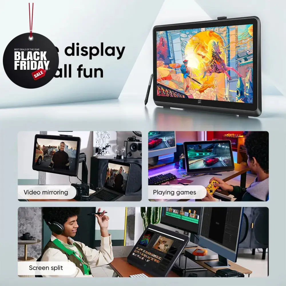 XPPen Artist 22 Plus Graphics Drawing Tablet