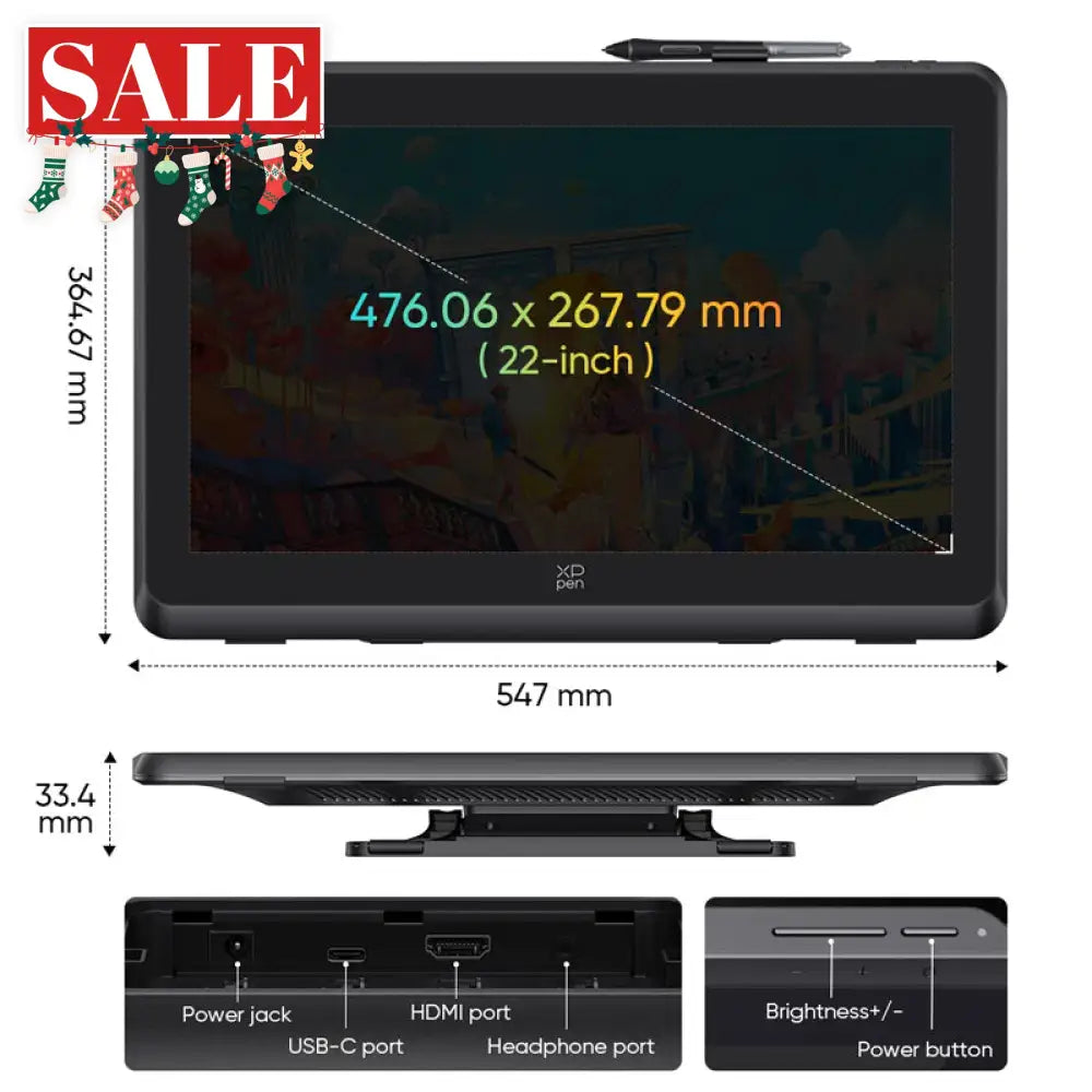 XPPen Artist 22 Plus Graphics Drawing Tablet
