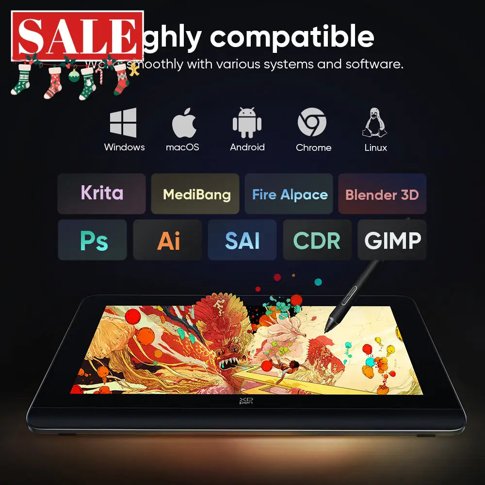 XPPen Artist Pro 14 (Gen 2) Graphics Drawing Tablet Display