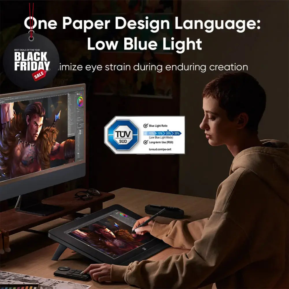 XPPen Artist Pro 19 (Gen 2) 4K Graphics Drawing Tablet