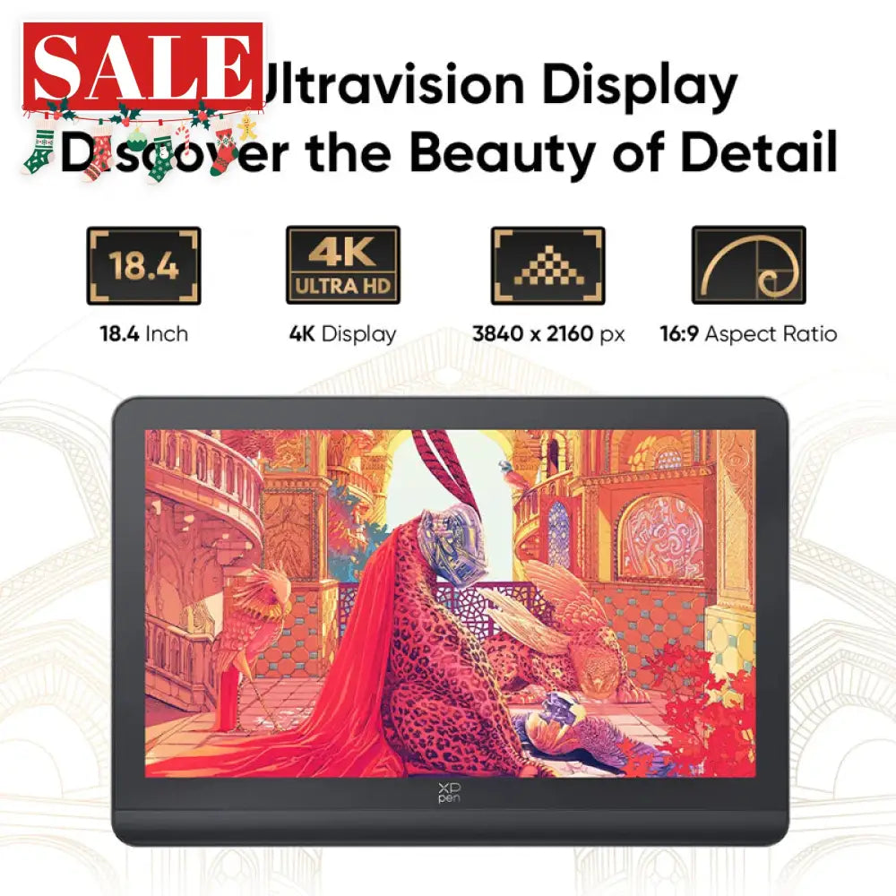 XPPen Artist Pro 19 (Gen 2) 4K Graphics Drawing Tablet