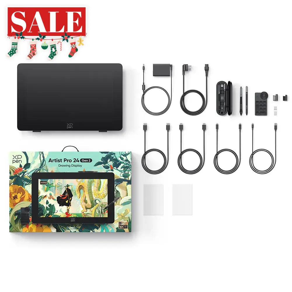 XPPen Artist Pro 24 Gen 2 165Hz Graphic Drawing Tablet Display