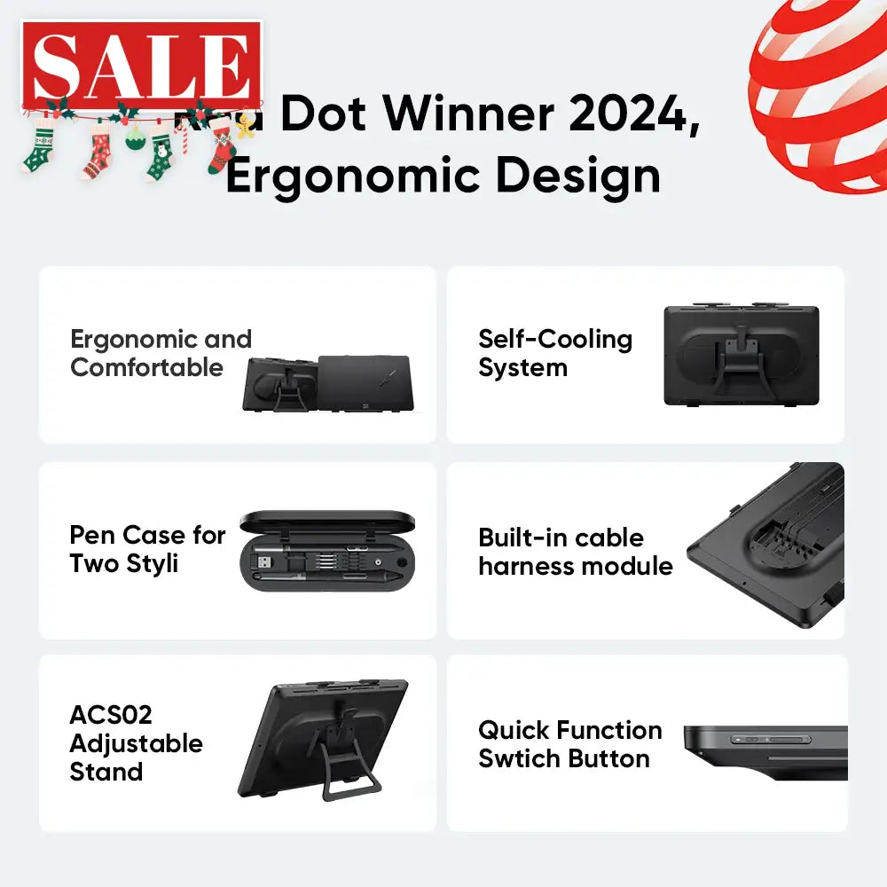 XPPen Artist Pro 24 Gen 2 165Hz Graphic Drawing Tablet Display