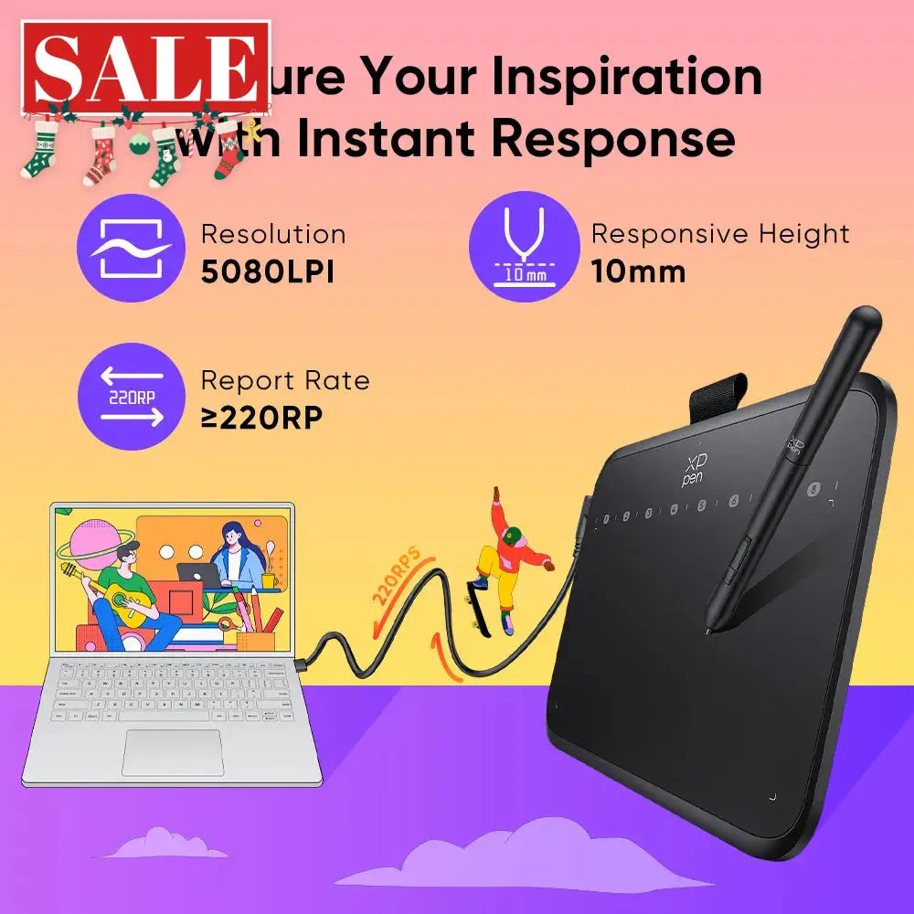 XPPen Deco 640 Graphics Drawing Tablet