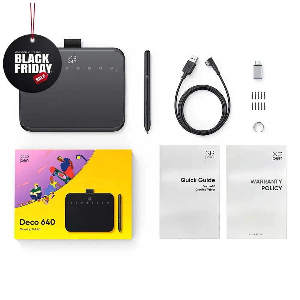 XPPen Deco 640 Graphics Drawing Tablet