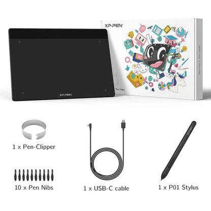 XPPen Deco Fun L Graphics Drawing Tablet Black