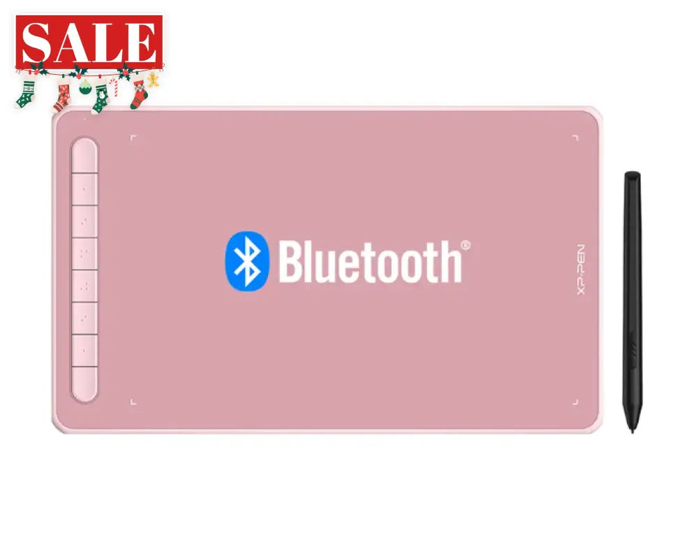 XPPen Deco LW Wireless Graphics Drawing Tablet Pink XPPen