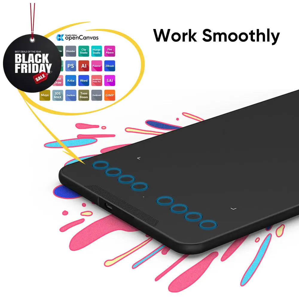 XPPen Deco Mini7 V2 Graphics Drawing Tablet & Stylus