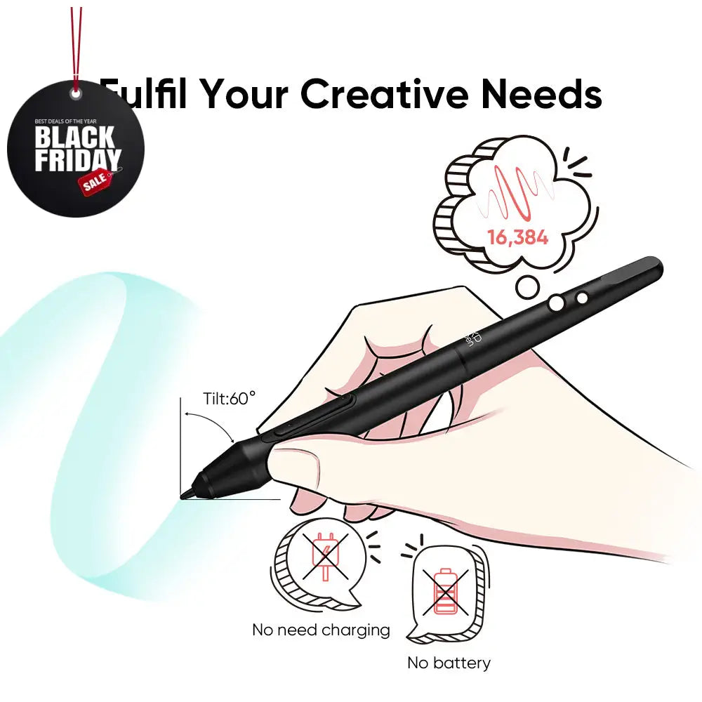 XPPen Deco Mini7 V2 Graphics Drawing Tablet & Stylus