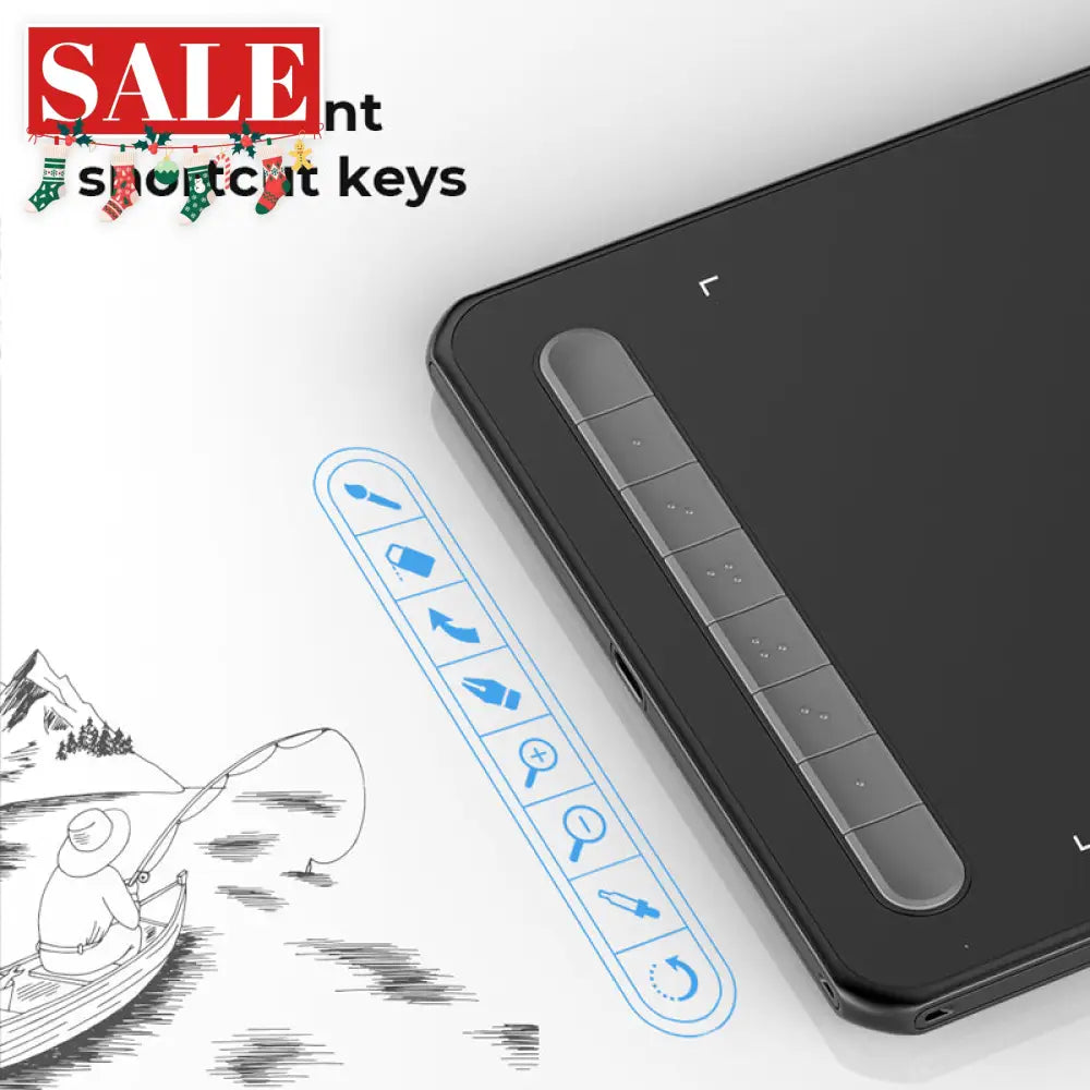 XPPen Deco MW Graphics Drawing Tablet Wireless/Bluetooth Black XPPen