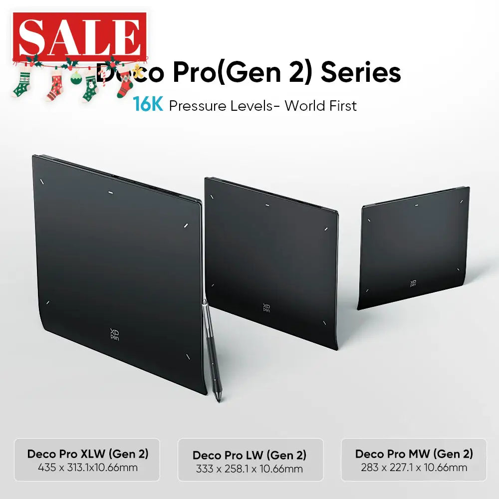 XPPen Deco Pro LW (Gen2) Wireless Graphics Drawing Tablet With K05