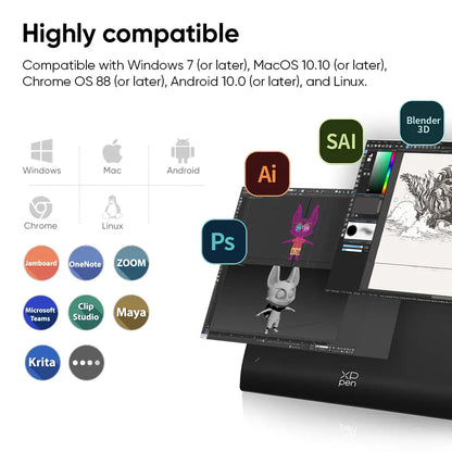 XPPen Deco Pro LW (Gen2) Wireless Graphics Drawing Tablet With K05