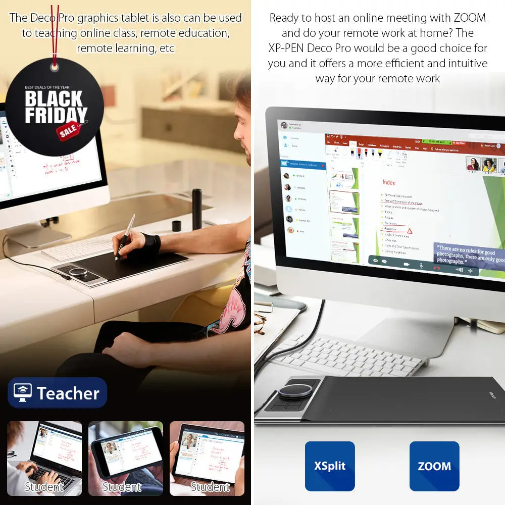 XPPen Deco Pro M Graphics Drawing Tablet XPPen