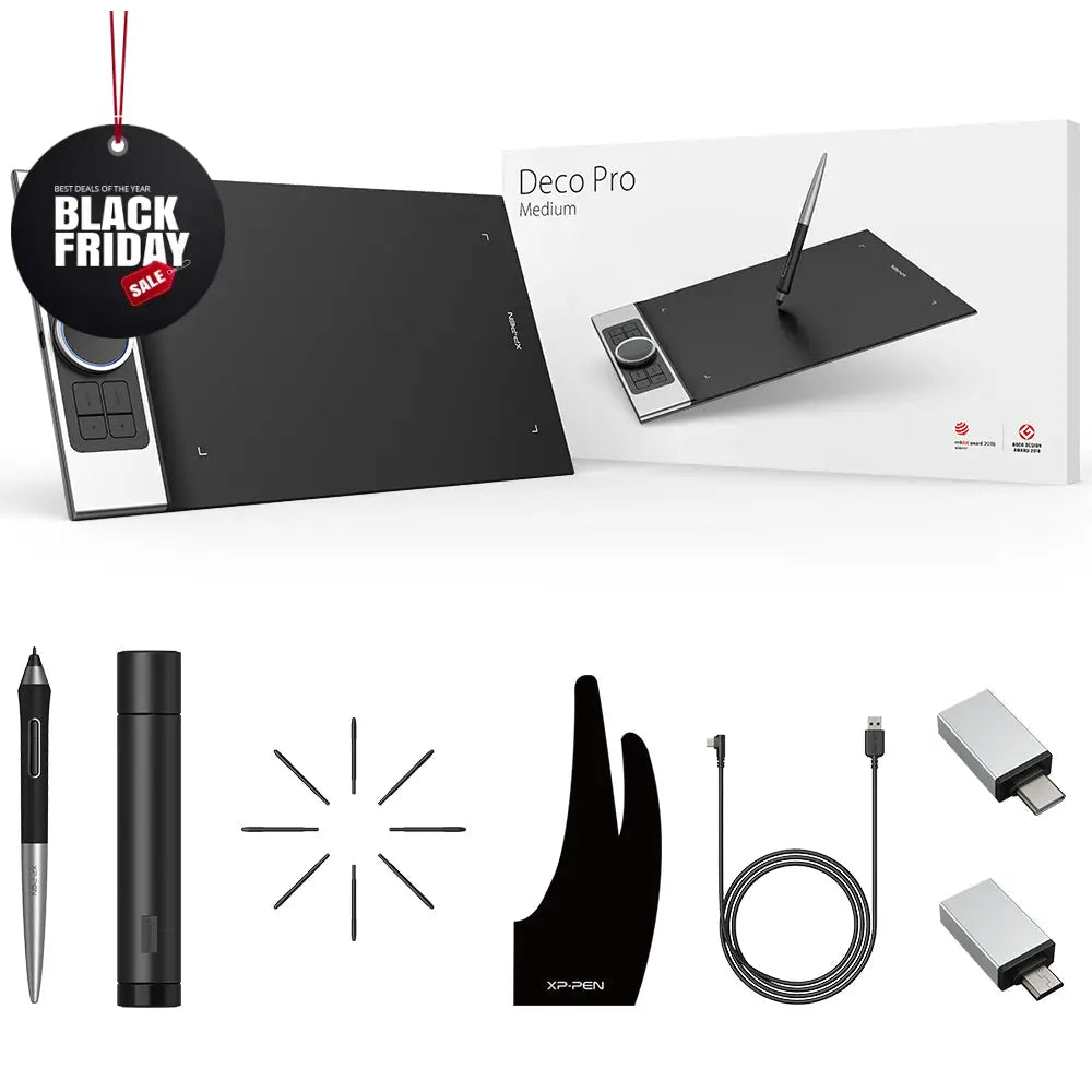 XPPen Deco Pro M Graphics Drawing Tablet XPPen