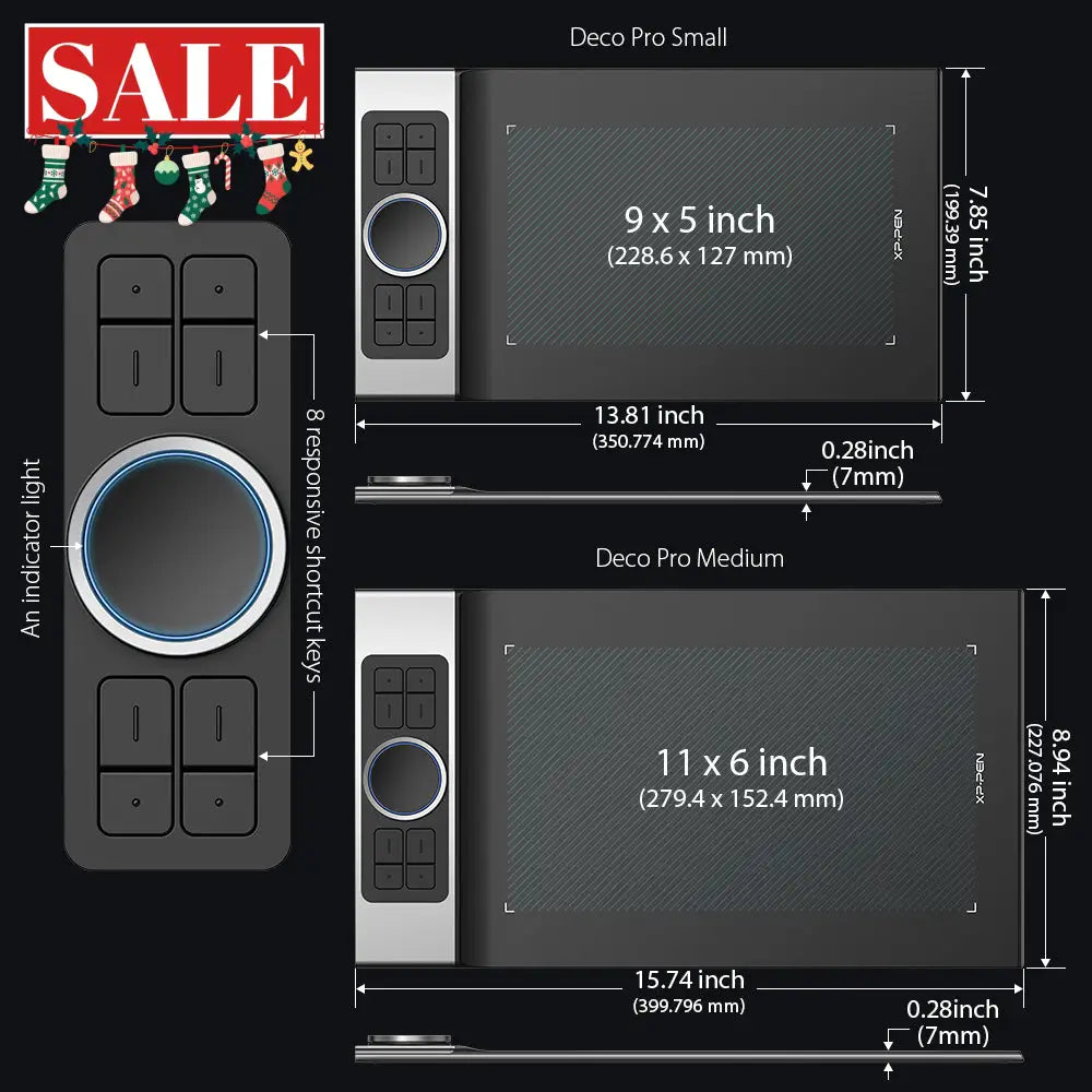 XPPen Deco Pro M Graphics Drawing Tablet XPPen