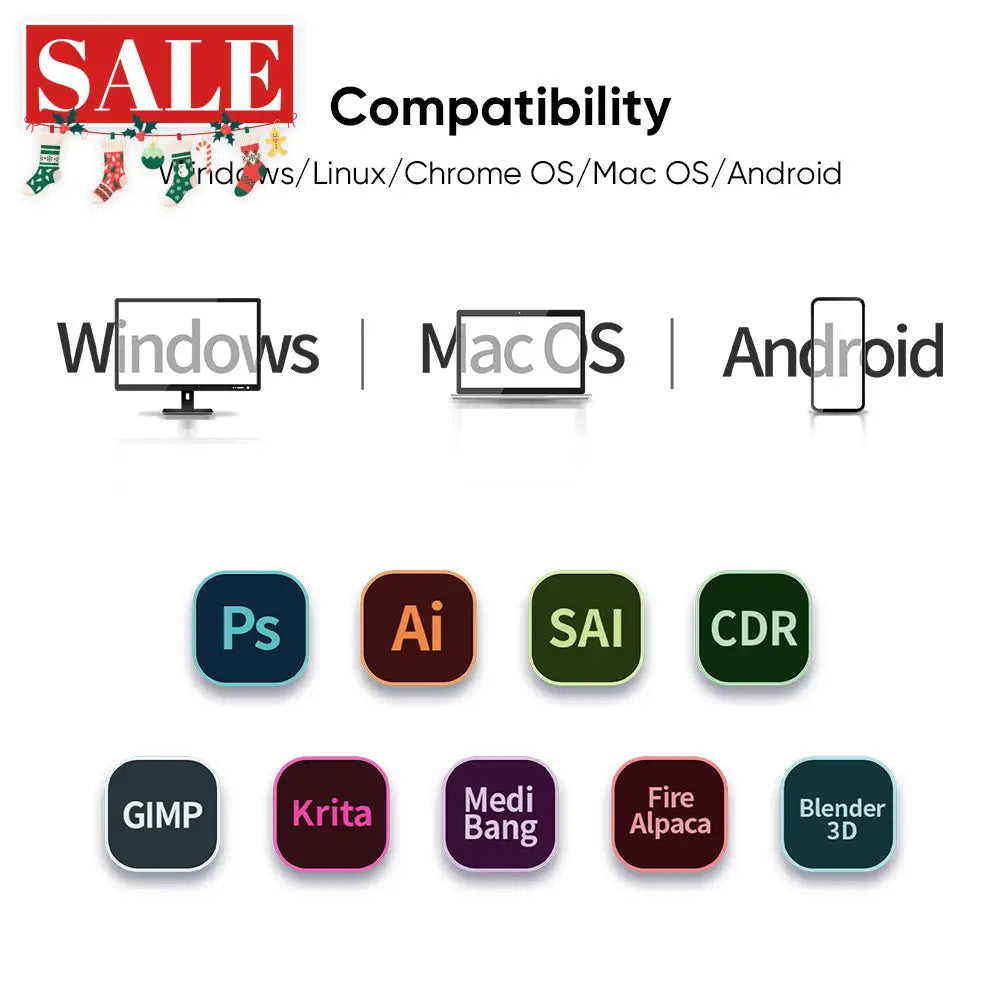 XPPen Deco01 V3 Graphics Drawing Tablet With Stylus