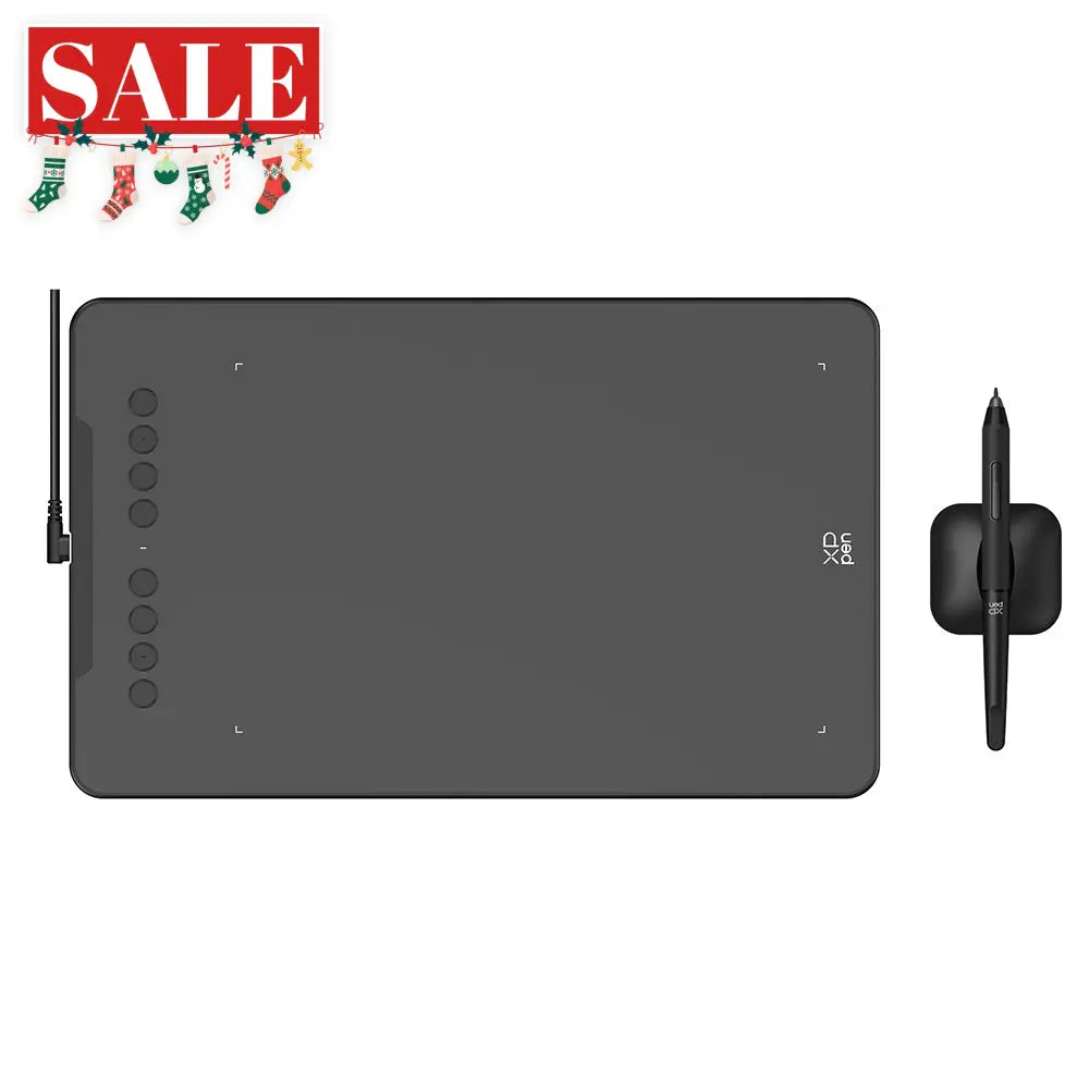 XPPen Deco01 V3 Graphics Drawing Tablet With Stylus Black