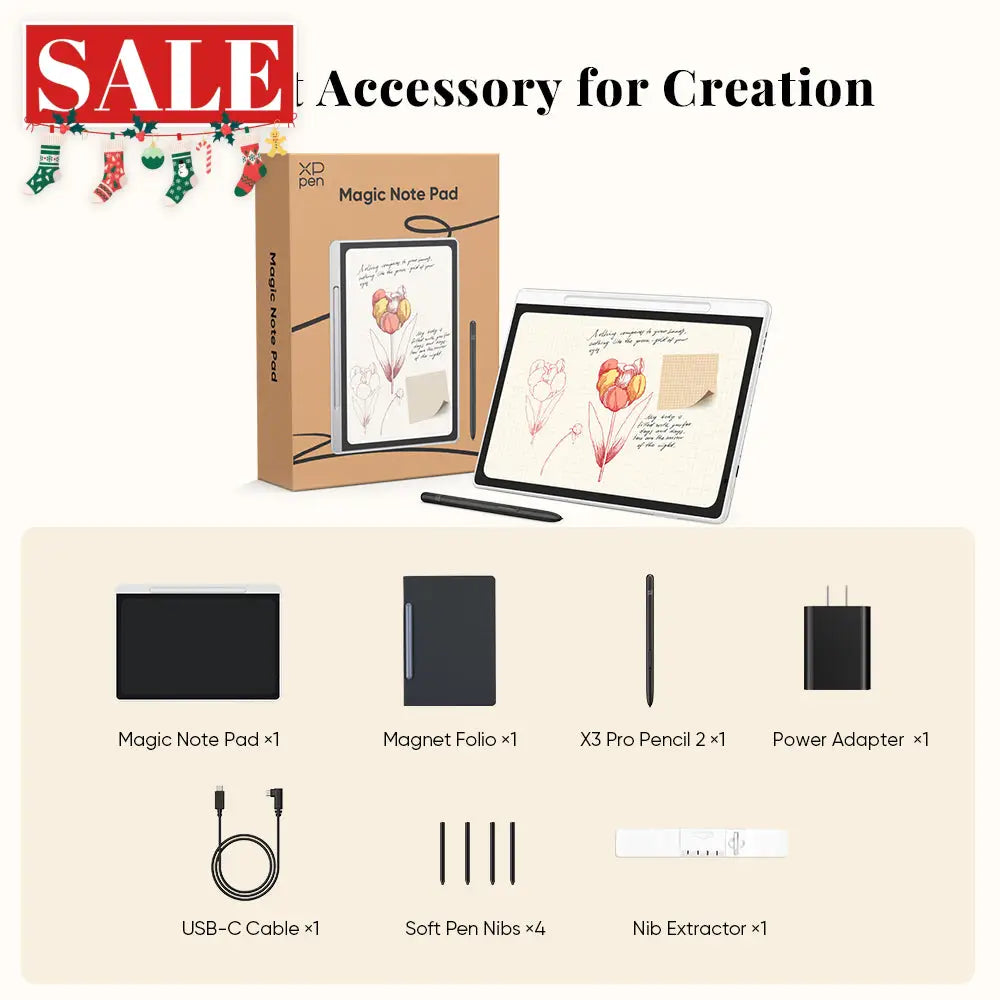 XPPen Magic 3-in-1 Colour Digital Notebook & Stylus