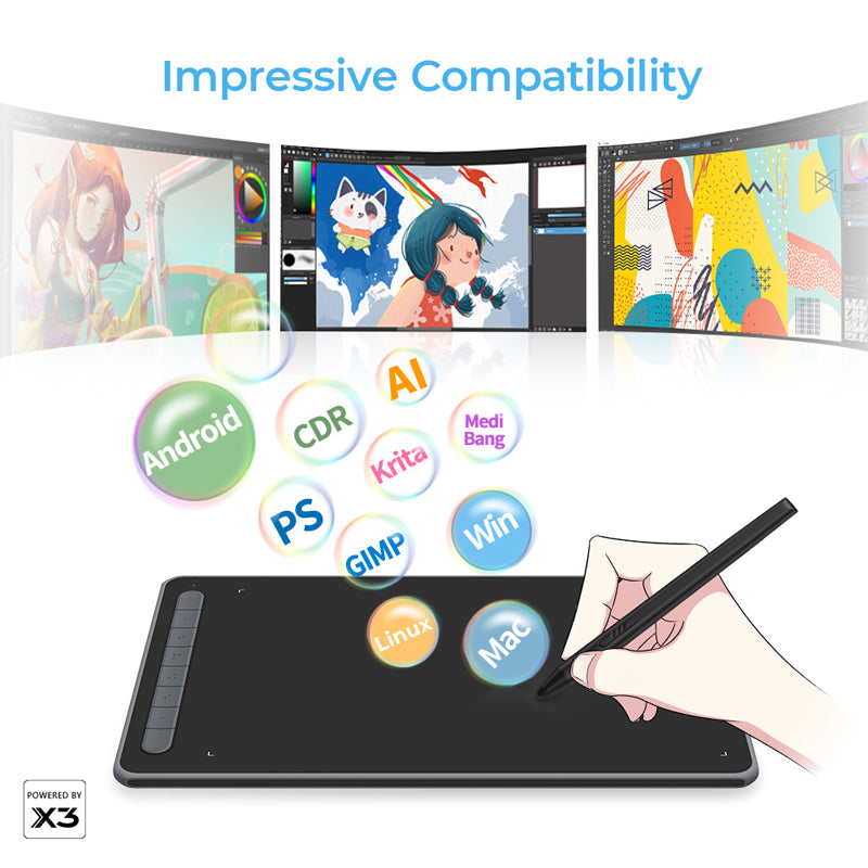 UNBOXED XPPen Deco L Graphics Drawing Tablet